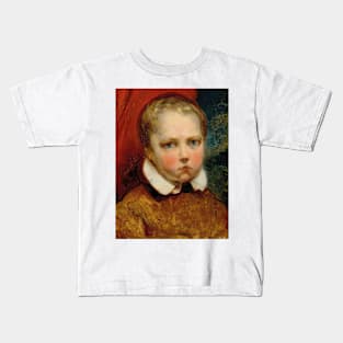 Portrait d'un Garcon Prenomme Leon by Ary Scheffer Kids T-Shirt